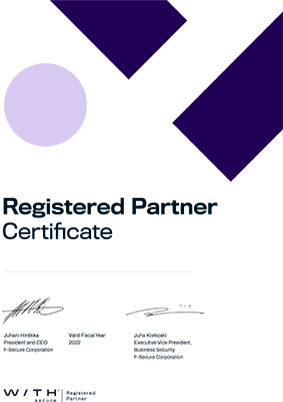 With Secure Partner Certificate